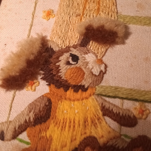 Vintage Animal Cross Stitch For Kids Room - Picture 7 of 9